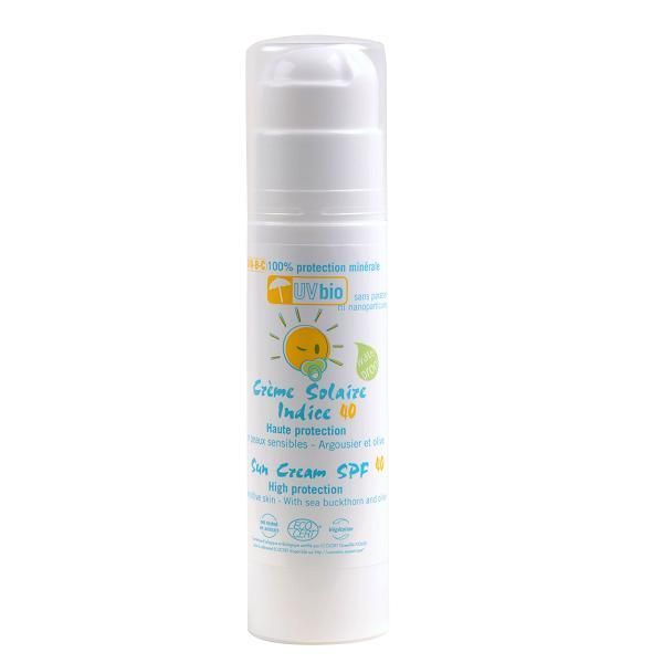 UVBIO CRÈME SOLAIRE MINÉRALE IP40 BÉBÉ UVBIO SOINS SOLAIRES BÉBÉ