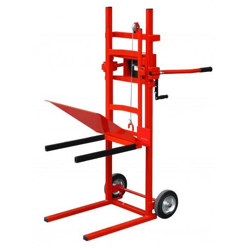 DIABLE GERBEUR AVEC FOURCHE ET BAVETTE REPLIABLE - CHARGE MAX 150 KG OUTIFRANCE