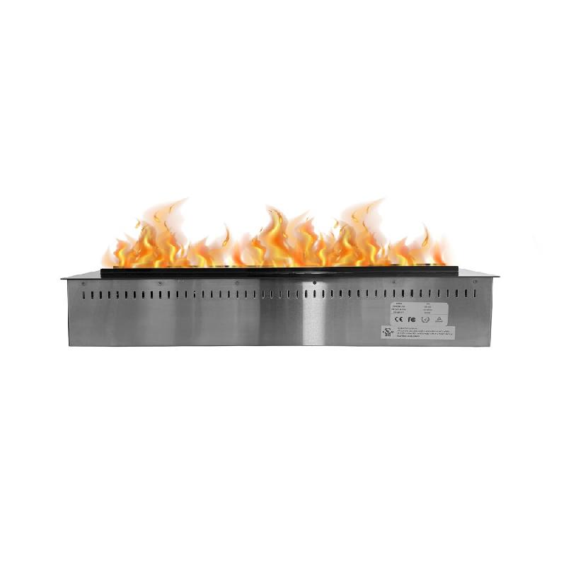 Divina Fire Cheminée Électrique Avec Brûleur À Vapeur D'Eau 3D App Intégré 75 Pro-Line - gris 8056157808817_0
