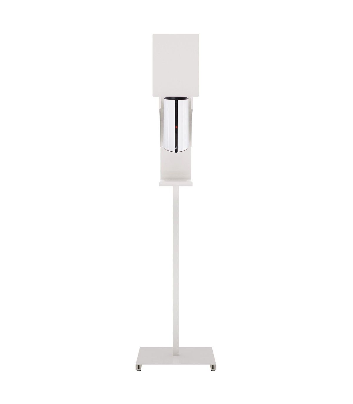 Eh031-1267 - Station de désinfection des mains automatique - Kalidesk - pose au sol avec 4 pieds réglables - coloris blanc_0
