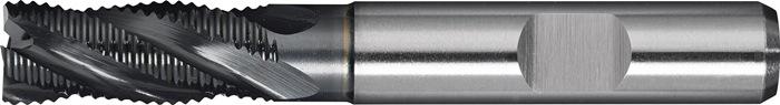 Fraise deux tailles DIN 844 type HR - D. Nominal 16 mm - HSS-Co PM ALCRONA - DIN 1835 B - 4 lames courtes - PROMAT_0