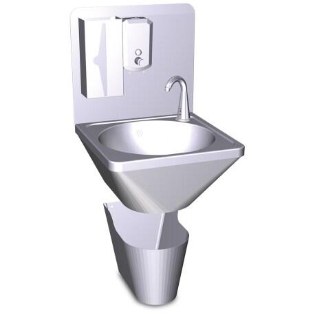 FRICOSMOS comercial alfer - lavabo à genoux à montage mural intégré - inox lairofri01_0