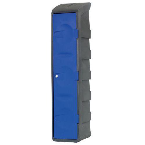 VESTIAIRE PLASTIQUE - SUR SOCLE AVEC COIFFE - EMP