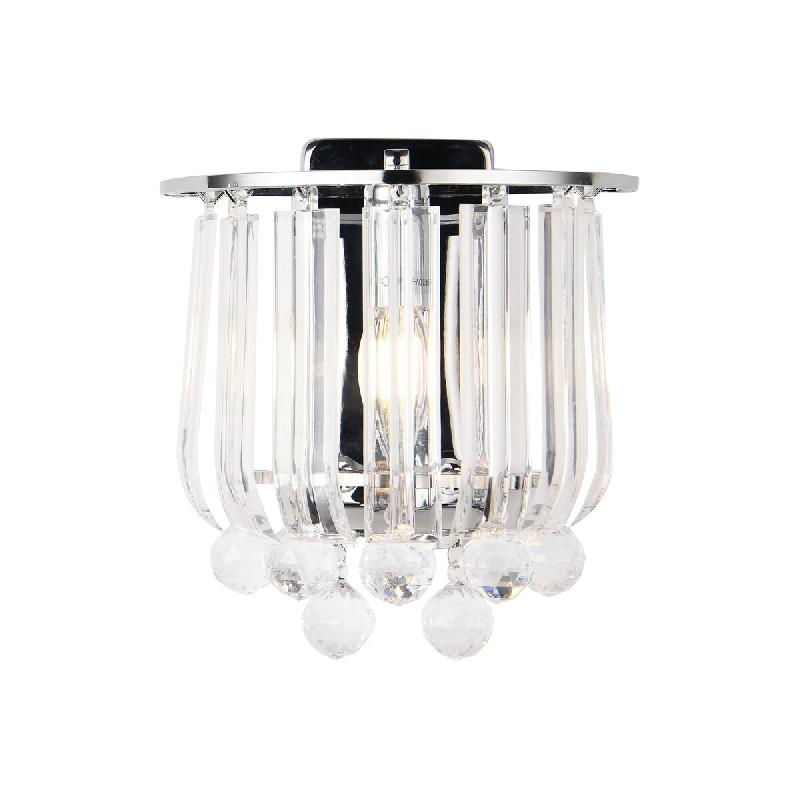 Helloshop26 - Applique murale luminaire E14 24 x 22 x 15 cm chrome 03_0008854 - métal 3000224379699_0