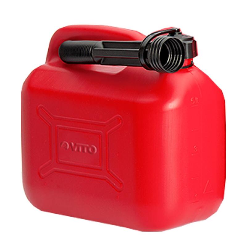 Jerrican pour carburant Bidon Essence Diesel 10 Litres Bec verseur VITO - rouge plastique 5604612135799_0