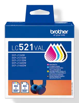 LC521VAL Cartouche d'encre originale de Brother - multipack_0
