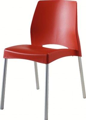 LOT DE 4 CHAISES PEP\'S COLORIS ROUGE - MANUTAN COLLECTIVITÉS