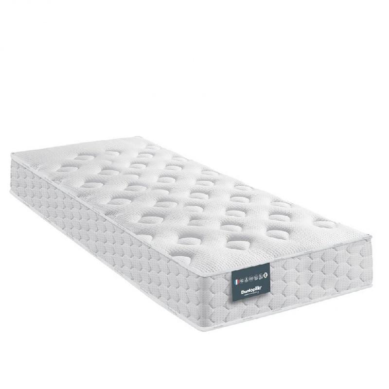 Matelas Dunlopillo Eugen 21 cm - 90 x 190 cm - Confort mémoire de forme - Soutien ferme - Made in France_0