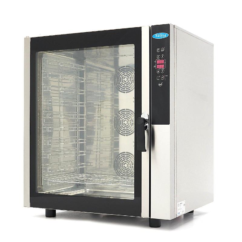 Maxima Four combiné - s'adapte à 10 plateaux (1/1 GN / 60 x 40 cm) - affichage numérique - 400V – 82 × 87 × 101 cm – 11800 W - AKS-08500210_0