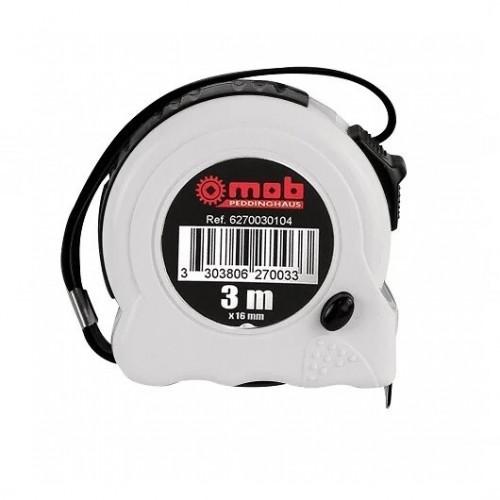 MÈTRE RUBAN AVEC BOÎTIER ABS - 3 M X 16 MM MOB