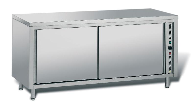 Meuble inox chauffant - Profondeur 700 mm - TCH12 - Insonorisé avec système de chauffe ventilé_0