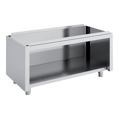 MEUBLE NEUTRE INOX CÔTÉ OUVERT MNAB70-60