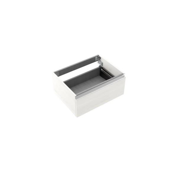 MODULE SALLE DE BAIN SPIRIT 600 1 TIROIR MÉTALLIQUE SBIANCATO 598 X 270 X 450 MM - SALGAR 26618