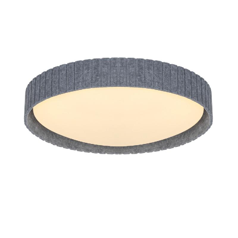 Nordlux Plafonnier Corato 50 Matière plastique Gris, H.11  IP20  E14 /  Intérieur - gris 5704924024597_0