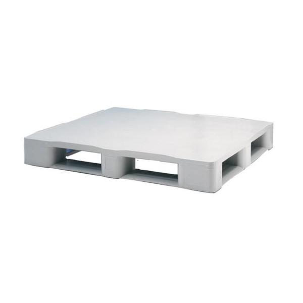 Palette hygiénique 1200 x 1000 mm - 3 semelles - Compatible alimentaire et résistante -30°C à +80°C_0