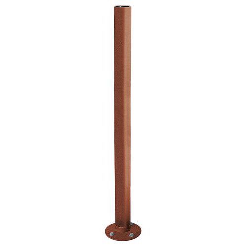 POTELET INCLINABLE AMORTICHOC INOX BROSSÉ ZINC ASPECT CORTEN - PROCITY