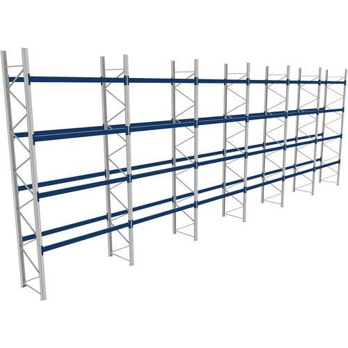RACK 1 DÉPART + 5 SUIVANTS LXLXH 2700X17100X6000 800KG 4 NIV - BITO