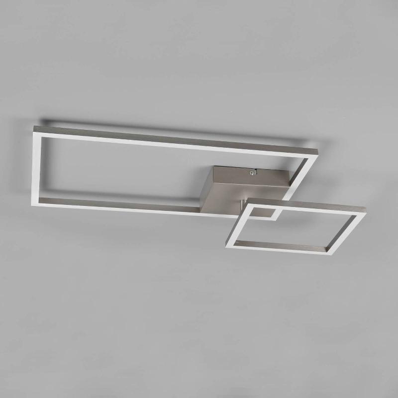 REALITY LEUCHTEN PLAFONNIER LED PADELLA INCLINABLE 4 000 K NICKEL