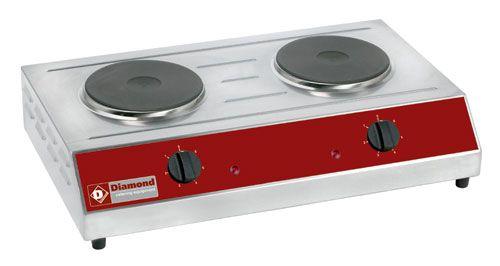 Réchaud de table gaz - 1 feu vif - Diamond - 650x400xh155 mm - 3 kW - 230V_0