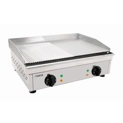 Saro Plaque de cuisson électrique (rainurée + lisse) modèle FRY TOP GM 610 M - inox SAR-172-3205_0