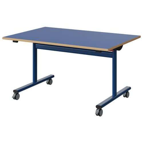 TABLE MALIBU RAB. 120X80 T4 DL ST ALAISÉ BLEU U525/BLEU 5005