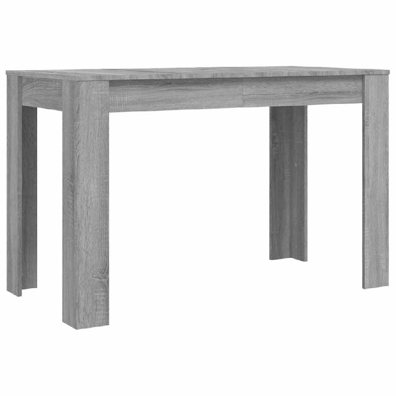 VidaXL Table à dîner sonoma gris 120x60x76 cm bois d'ingénierie Modèle Boréal Vent - 838190_0