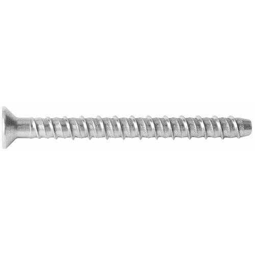 VIS À BÉTON EN ACIER ZINGUÉ - TÊTE FRAISÉE - 10 X 75 MM - 100 PIÈCES - R-LX RAWL