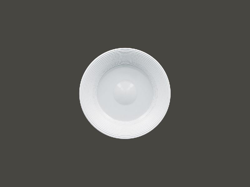SOUS TASSE À DÉJEUNER ROND BLANC PORCELAINE Ø 17 CM EVOLUTION RAK