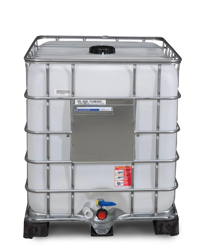 266179w - Cuve Recobulk IBC 1000L - Palette PE, ouverture DN 150, sortie DN 50, reconditionnée_0