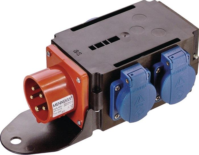 Adaptateur CEE Mixo Saar - 1x fiche CEE 400V, 16A, 5 pôles IP44 - AS-Schwabe_0