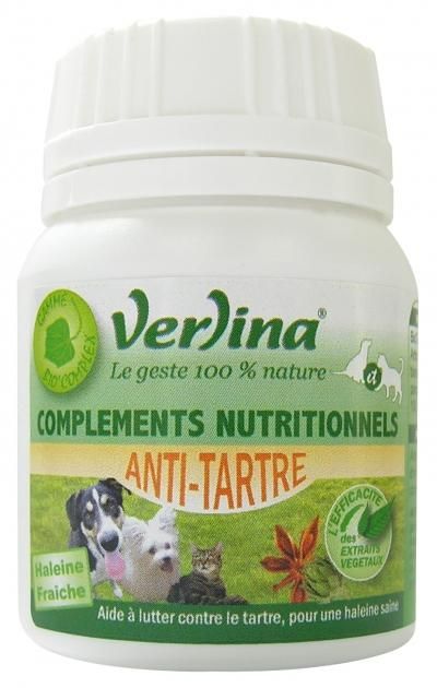 ANTI TARTRE ET HALEINE FRAÎCHE POUR CHIEN ET CHATS (COMPLÉMENT)