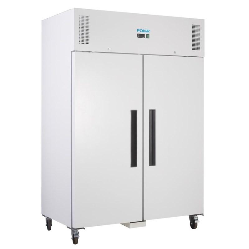 Armoire réfrigérée positive GN double porte blanche Série G 1200L CC663 Polar_0