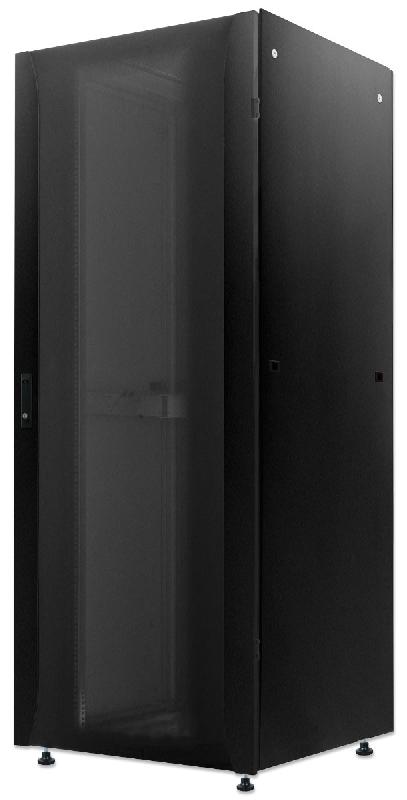 Baie réseau Premium 19 pouces MHT235 avec porte vitrée - 32U - 800 (P) x 600 (L) x 1589 (H) - assemblée - noir - Bravour®_0