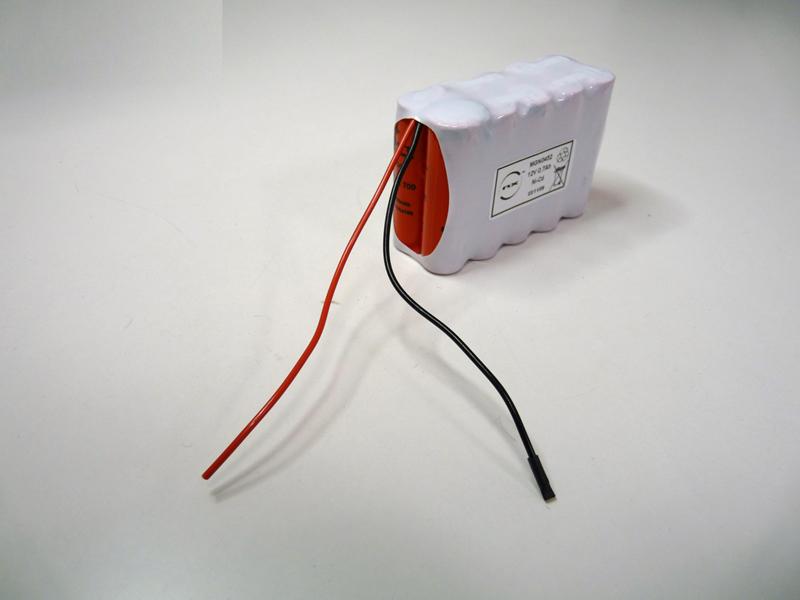 Batterie industrielle NiCd 10x AA 10S1P ST2 - 12V 700mAh - Modèle MTN24 - Marque NX_0