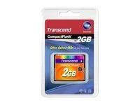 TRANSCEND TS2GCF133 MÉMOIRE FLASH 2 GO COMPACTFLASH MLC