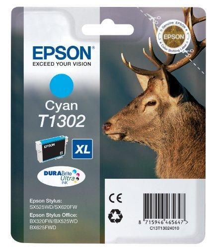 CARTOUCHE ENCRE EPSON T1302  CYAN  XL