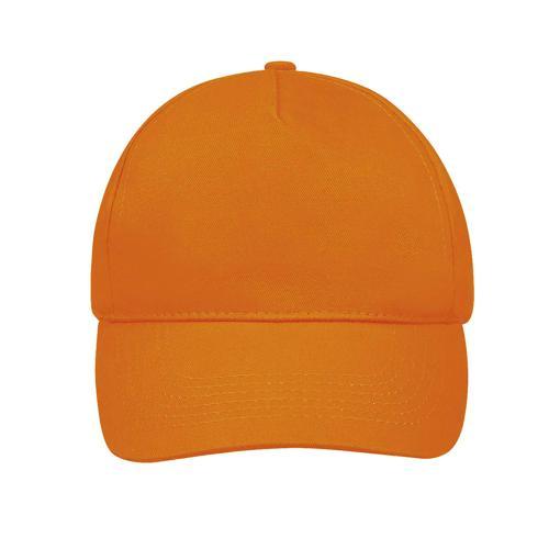 CASQUETTE 5 PANNEAUX EN COTON BROSSÉ