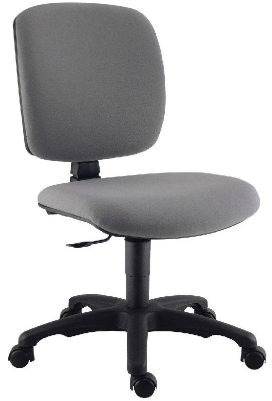 CHAISE DE BUREAU KAOLA DOSSIER BAS COLORIS GRIS - MANUTAN COLLECTIVITÉS