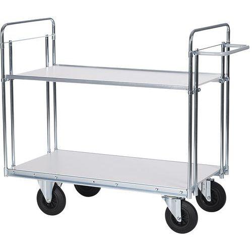 CHARIOT POUR CHARGES LOURDES 2 PLATEAUX 1000X600MM - 500KG - HELGE NYBERG