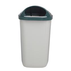Rossignol - Corbeille 50L murale XERIOS - gris/vert - vert plastique polypropylène 59864_0