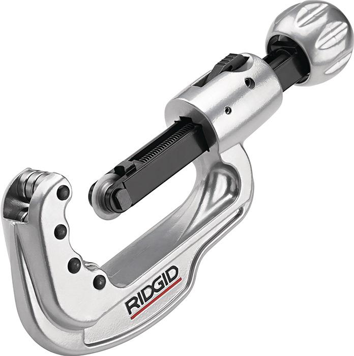Coupe-tube en inox 6-67 mm - 215 mm VA, acier C - RIDGID, avec réglage rapide et molette de rechange_0