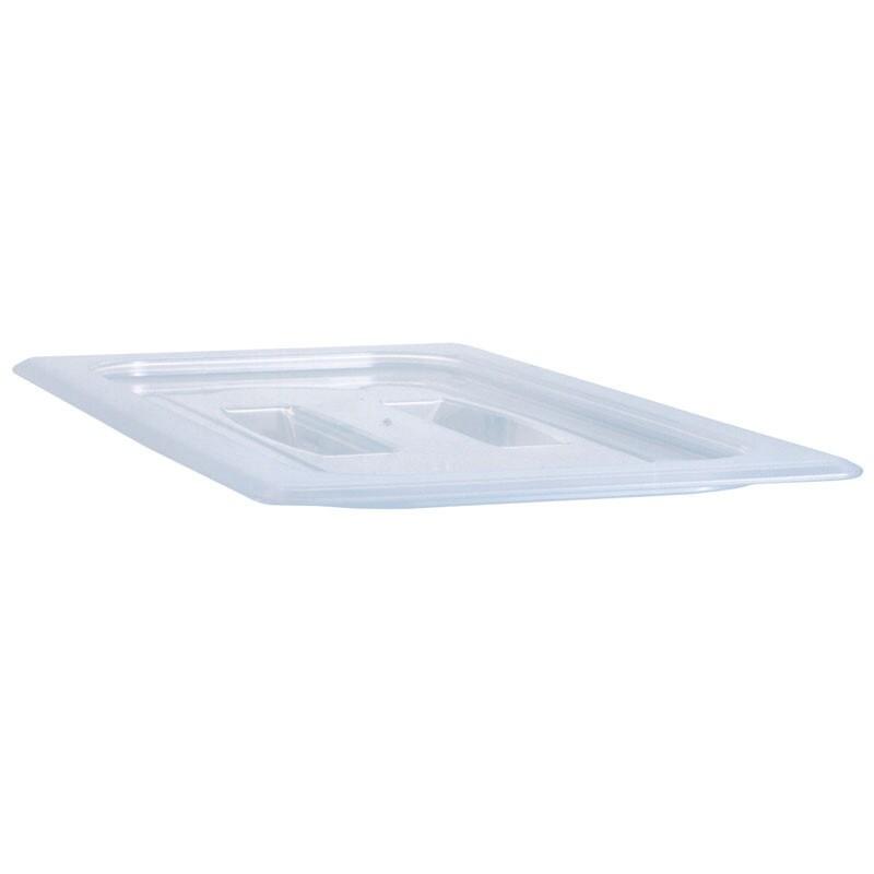 Couvercle à poignée GN 1/2 - 26.5 x 32.5 cm - Translucide - Lot de 6 - Cambro - 0615402502184_0