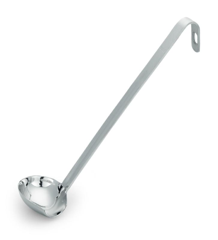 CUILLÈRE À SAUCE D’HÔTEL - TRANSVERSAL - AVEC MANCHE COURT