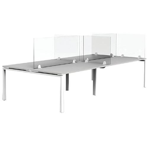 ECRAN DE SÉPARATION BUREAU FRONTAL 140 CM