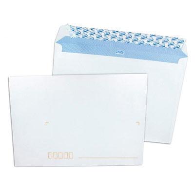 ENVELOPPES PRECASEES 114X162 GPV - BLANCHES - FERMETURE AUTO-ADHESIVES - 90 G - PAQUET DE 25
