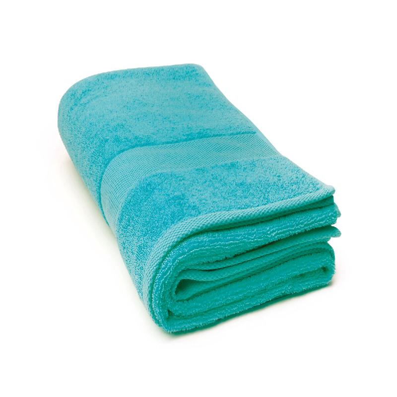 Excelsa drap de douche Spa coton 100x150 cm bleu - bleu textile 46991_0