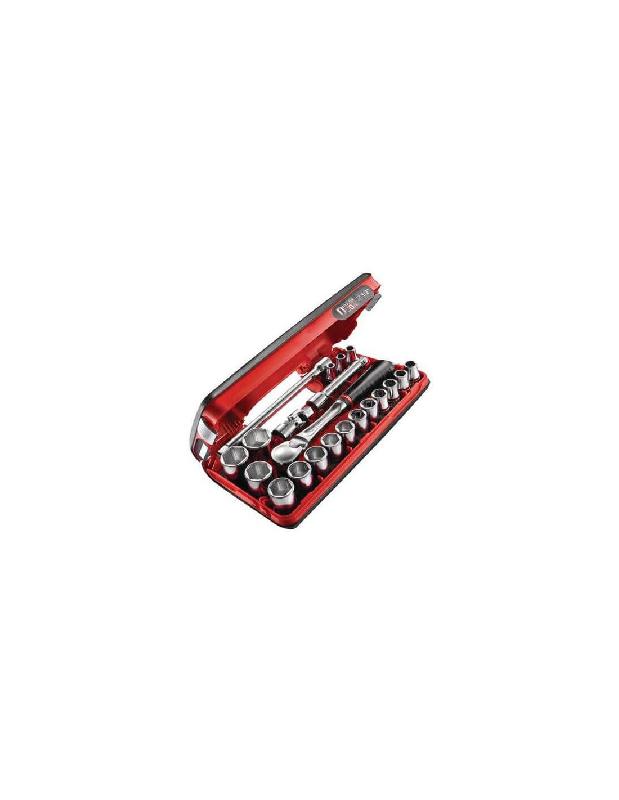 COFFRET DOUILLES 1/2'' 6 PANS MÉTRIQUES DBOX - FACOM - SL.DBOX1PB