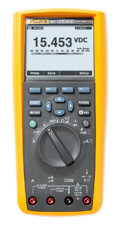FL287/EUR | Multimètre portable graphique, TRMS AC+DC, 50 000 points, fonctions enregistreur et TrendCapture_0