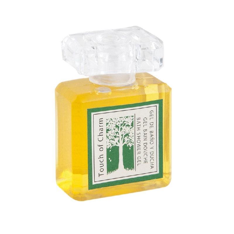 Flacon de gel de bain jaune 30ml H.6,5cm par 500_0