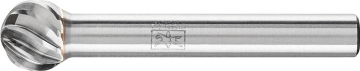 Fraise sur tige KUD D. 10 mm long. Tête 9 mm D. Tige 6 mm carbure engrènement INOX PFERD_0